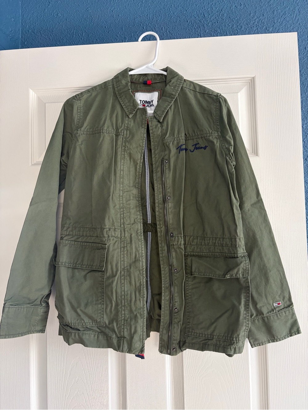Tommy Hilfiger Olive Green Utility Field Jacket